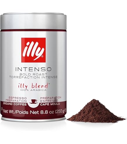 Amazon | イリー/illy エスプレッソ粉 ダークロースト 250g 6個(6缶